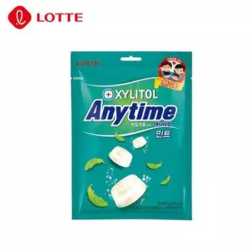 Конфеты Lotte Anytime с ксилитом и мятой 92 г (3 варианта) 3PACK