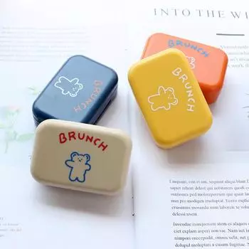 Конфеты однотонные женские портативные симпатичные контактные линзы коробка футляр для линз для глаз набор для ухода за очками держатель контейнер подарок