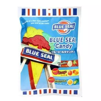 Конфеты Okiko Blue Seal 80 г Характеристики: Родился в США. и вырос на Окинаве!ХарактеристикиРожденные ХарактеристикиРожденные в США. и вырос в Окин 1