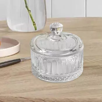 Конфеты Сладкая банка Тарелка Контейнер для еды Хранение печенья с крышкой для Кофейни Бар Кухня Diamond Pattern