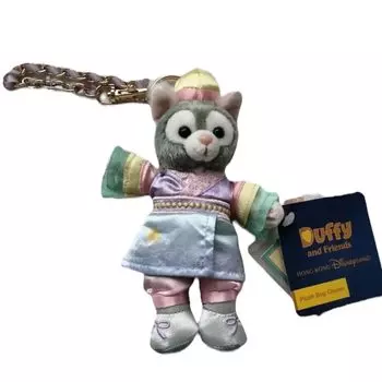 Kong Disneyland Festival Gelatoni Plush Keychain Stuffed Badge Stuffed Keychain HKD Disney [Hong Exclusive] Mid-Autumn