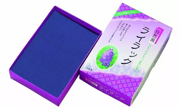 Kongkando incense natural lilac large rose pack 235g approx. #C-567 чёрный