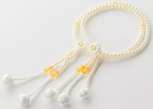 Kongodo Prayer Beads Colorful Prayer 8 Women s [Flor] Beads/Beads/S/ Size/Plastic/Soka Gakkai/SGI/Pink (Yellow) жёлтый