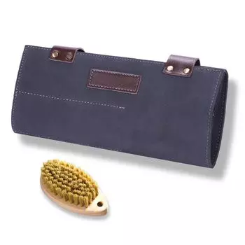 KONGPEN Чехол для ножниц парикмахерский триммер сумка для ножниц складной флористический портативный 12 шт кожа (Серый) серый