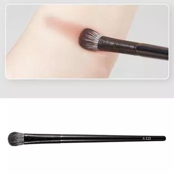 Коническая кисть для бровей Аксессуары ручной работы Маленькая скошенная кисть для теней для век B