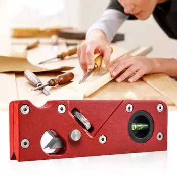 Коническая круглая режущая головка 45 градусов, плоскость фаски, регулируемая глубина, острое лезвие из углеродистой стали, портативное деревообрабатывающее лезвие, кромка угловой плоскости, доска из мягкой древесины красный