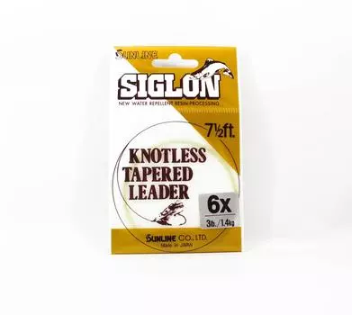 Коническая направляющая Sunline Siglon, нейлон 7,5 футов 6X (2262) чистый