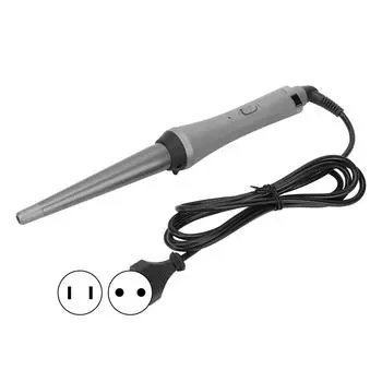 Коническая палочка для завивки волос Домашняя щипцы для завивки волос Керамические щипцы для завивки волос 110240 В EU Plug