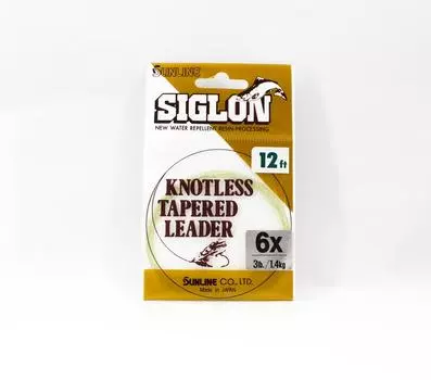 Коническая поводковая направляющая Sunline Siglon, нейлон 12 футов 6X/3 фунта/0,13 мм (0453) чистый