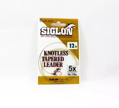 Коническая поводковая направляющая Sunline Siglon Nylon 12 футов 5X/4 фунта/0,15 мм (0460) чистый