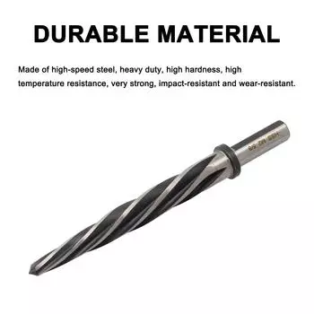 Коническая развертка с хвостовиком 1/2 дюйма, патрон 160 мм, быстрорежущая сталь