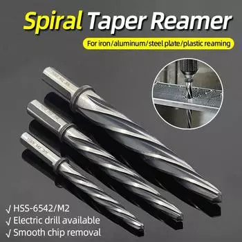 Коническая развертка, сверло по металлу, резак для конических отверстий с фаской, электрическая дрель, режущий инструмент, инструмент для увеличения отверстия в автомобиле, конструкция моста