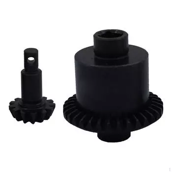Коническая шестерня Прочная деталь DIY Модификация Аксессуары Заменяет Металл Модернизация Аксессуар Дифференциал 2 Pairs