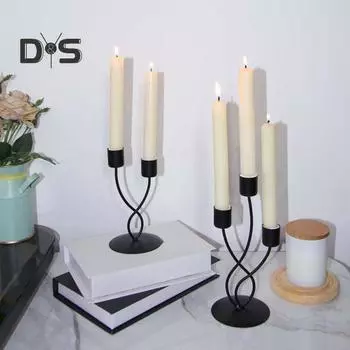 Конический подсвечник, металлический изогнутый подсвечник, центральный элемент стола, конический подсвечник для свадебного праздничного декора A золотистый