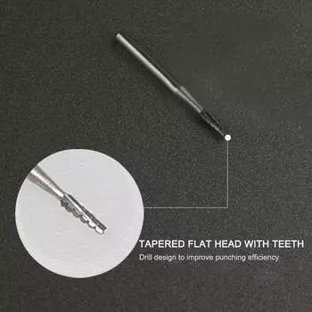 Коническое сверло для автомобильного стекла, сверло для автомобильного стекла, инструмент для ремонта лобового стекла серебряный