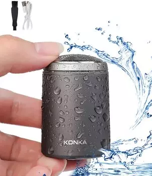 KONKA Electric Rotating 3 IPX7 Dry и USB Можно бриться в Mini Предотвращает неправильное использование и удобен для бизнеса Всегда в Японии