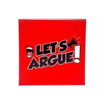 Конкурс Давайте подискутируем Карточная игра Семья и друзья Встреча, для взрослых | Дебаты | Игровой вечер и веселье One Size красный