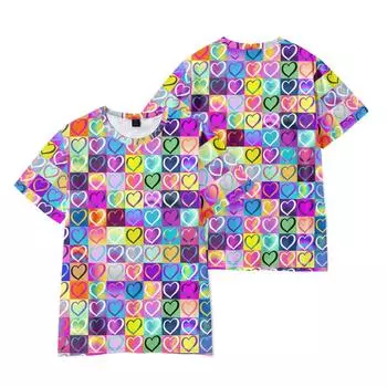 Конкурс песни Евровидение 2025 Футболки женские и мужские с графическим принтом, с круглым вырезом, свободные, с короткими рукавами, модная мужская одежда, уличная одежда XS