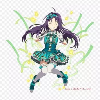 Konno Yuuki Memory Defrag Asuna Sword Art Online Memory Defrag Iron On Patches For Clothing Applique Stickers On Clothes Heat-Sensitive Custom Patch