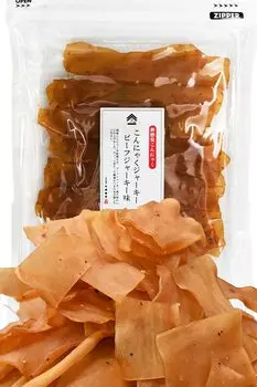 Конняк Джерки Конняку Конняку Картофель из говядины Гунма Джерки Джерки Конняку Конняку Чипсы закуска с острыми черными сладостями Деликатесы Сеннари Шокай