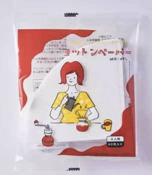 KONO conical cotton paper (for 4 people) 40 sheets MD-46C