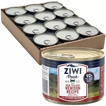 Консервированная оленина ZIWI Peak 185 г x 12 банок (для кошек)
