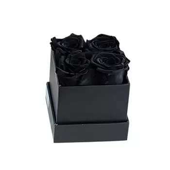 Консервированная роза Вечный цветок Бессмертные розы Красочные самодельные подарки на день рождения Свадебные украшения на годовщину Дня благодарения 4 heads