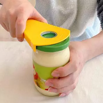 Консервный нож Многофункциональный открывалка для бутылок Открывалка для банок пива, колы, джема, напитков жёлтый