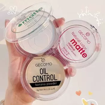 Консилер Банановая пудра Гладкая Стойкая Контроль жирности Водостойкая Осветляющая Натуральная пудра для макияжа Консилер Глянцевая Пудра Крем