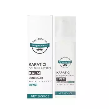 Консилер для кожи головы маскирует редкие и облысевшие участки проборов, корректирует линию роста волос и обеспечивает визуальный эффект роста волос. One Size