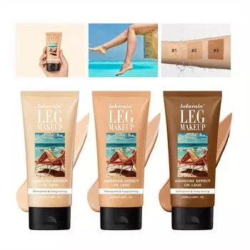 Консилер для красоты ног, увлажняющий, водостойкий, стойкий макияж, ровная кожа Консилер водостойкий, ровный тон кожи, загар для ног 1#