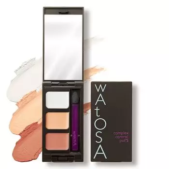 Консилер Highlight Dark Circles Stain Coverage Super Cover Foundation Pots White Concealer Palette Foundation Watusa [WATOSA № 02 бежевый]