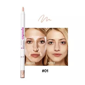 Консилер-карандаш Два в одном макияже Шестицветный консилер-карандаш Стойкий водостойкий консилер-карандаш