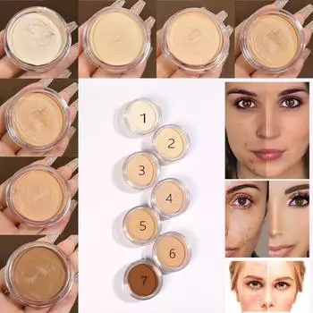 Консилер, Консилер с полным покрытием, Эффект естественного матового макияжа, Водостойкая и стойкая жидкая тональная основа