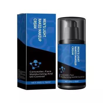 Консилер увлажняющий крем для мужчин легкий увлажняющий осветляющий длительный ленивый крем для лица Bare Face One Size