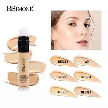 Консилер, увлажняющий, стойкий тональный крем, увлажняющий, осветляющий цвет лица, водостойкий, устойчивый к поту тональный крем 8g