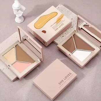 Консилер, восстанавливающий объем, осветляющий тени, силуэт, румяна, вертикальный водонепроницаемый лоток для ремонта тела #1