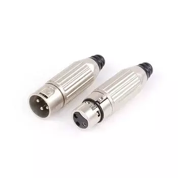 Консоль, 3-контактный разъем XLR, гнездовой адаптер, разъем XLR, штекер балансировочного кабеля микрофона, 3-контактный разъем XLR, штекер
