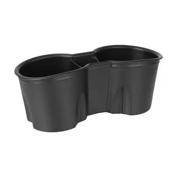 Консоль, держатель для бутылки с питьевой водой, двойное отверстие, автомобильные аксессуары для интерьера, автомобильный держатель для чашки с водой для Tesla Model 3/Y, универсальный ПВХ