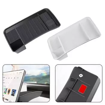 Консольный ящик: 1 лоток для хранения, скрытый за экраном GPS чёрный