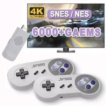Консоль SF900 для Super Nintendo, 16-битная клавиатура, 5000 игр в стиле ретро, HD