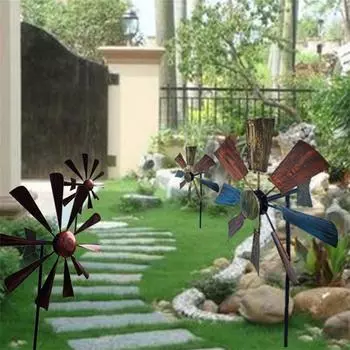 Конструкция вертикального кола для наружного двора и садовой ветряной мельницы One Size