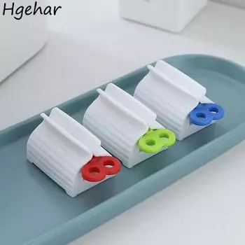 Конструкция выдавливателя зубной пасты Простой стиль сидения Роликовый Эффективный Беспроблемный Портативный Ручной Инструмент для выдавливания Аксессуары для ванной комнаты зелёный