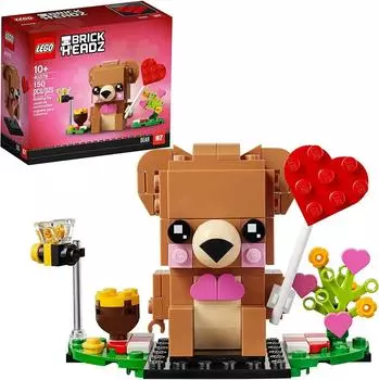 Конструктор LEGO BrickHeadz «Мишка Валентина» 40379