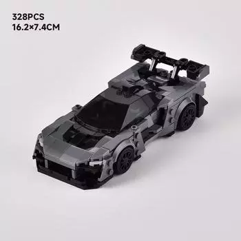 Конструктор Машина Nissan Gtr Спорткар Dongying Ares Racing Сборная Игрушка Совместимая С Мелкими Деталями