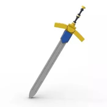 Конструктор Меч Короля Оружие Большой Меч Сборная Игрушечная Модель Совместим с Набором Маленьких Деталей
