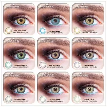 Контактные линзы EYESHARE для глаз 2 шт./пара DIVA Color Contact Lens Eye Color Cosmetic Color Contact Lens Beauty Eye Makeup