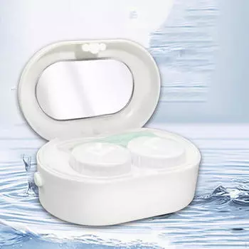 Контактные линзы очиститель бытовой для мягких кисточек для макияжа часов розовый