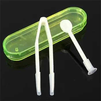 Контактные линзы пинцет с присоской полупрозрачный удобный 1 шт футляр для хранения случайный цвет многоцветные аксессуары