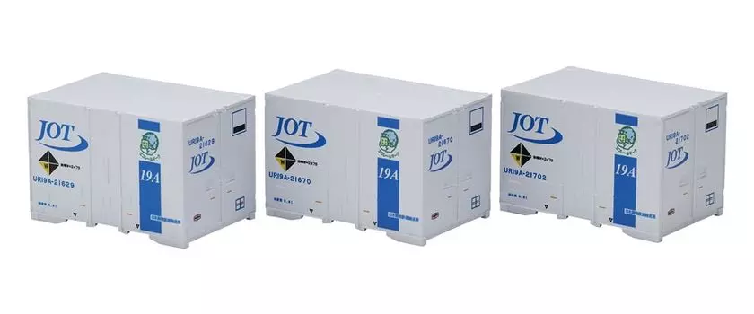 Контейнер частного типа TOMIX HO gauge Nippon Oil Transportation Blue 3 шт. Железнодорожные принадлежности для моделей UR19A-20000 HO-3147